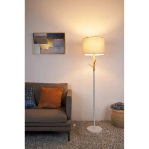 Pauleen LED Stehleuchte Grand Romance Beige Holz Weiß 7W E27 Schalter UVP 159€ - Bild 1 von 13