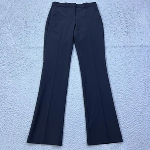 EXPRESS Women's 0R Black Mid-Rise Supersoft Twill Barely Boot Pants Slacks - Picture 1 of 14