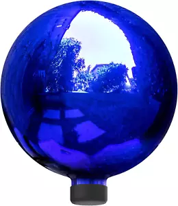 Alpine Corporation 10" Diameter Indoor/Outdoor Glass Gazing Globe Festive Yard D - Bild 1 von 11