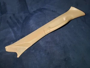 01-04 Toyota Tacoma Passenger Right A Pillar Cover Trim Moulding W Handle Tan - Picture 1 of 5