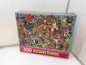 1990 Looney Tunes Fantasy 300 Piece Jigsaw Puzzle Complete Warner Bros 22x33 - Picture 1 of 12