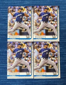 Lotto x4 CORBIN BURNES 2019 Topps #94 ROOKIE Card RC Brewers Diamondbacks š„ - Foto 1 di 1