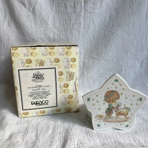 Precious Moments 250929 Boy With Lamb Candle Holder 1993 Vintage - Picture 1 of 8