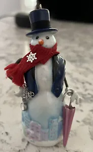 2005 Skylar A Woolscarf Hallmark Ornament Snowtop Lodge #1 No Box Chipped Nose - Picture 1 of 5