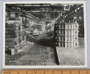 Original 8 x 10 Vintage Photo Allis Chalmers Foundry Factory Milwaukee c. 1950 - Picture 1 of 2