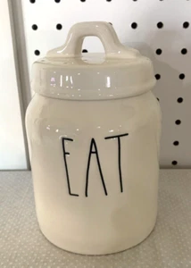 RAE DUNN Artisan Collection By Magenta EAT Farmhouse Small Canister - Picture 1 of 8
