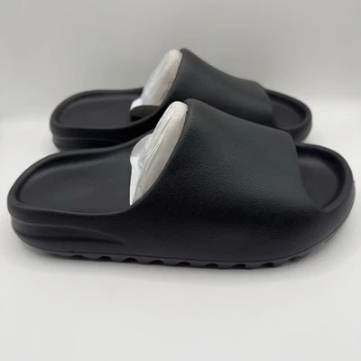 Yeezy Slides Adult YS-01 Black US Men’s Size 9 Authentic New In Bag - Image 1 of 4
