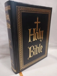 Holy Bible NAB The New American Bible Red Letter Large Print Vintage LIKE-NEW - Imagen 1 de 24