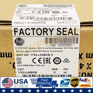 1762-L40BXB AB MicroLogix 1200 40 Point Controller Fast Shipping 1762L40BXB GQ - Picture 1 of 1