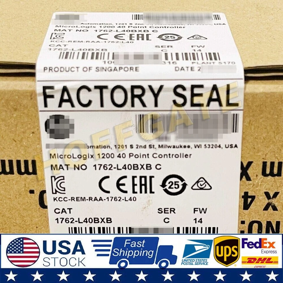 1762-L40BXB AB MicroLogix 1200 40 Point Controller Fast Shipping 1762L40BXB GQ - Image 1 of 1