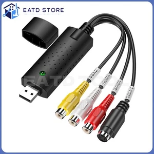 Cap Video TV DVD VHS DVR Capture Adapter EasierCap USB Video Capture Device Easy - Afbeelding 1 van 6