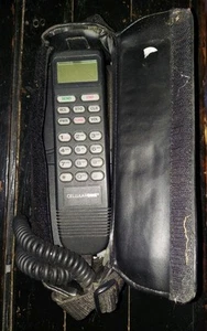 Vintage AUDIOVOX Cellular One phone with Case First Brick Car Phone Mobile - Zdjęcie 1 z 5