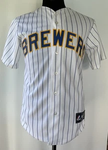 VINTAGE MILWAUKEE BREWERS #23 RICKIE WEEKS STITCHED JERSEY SIZE SMALL - Picture 1 of 8