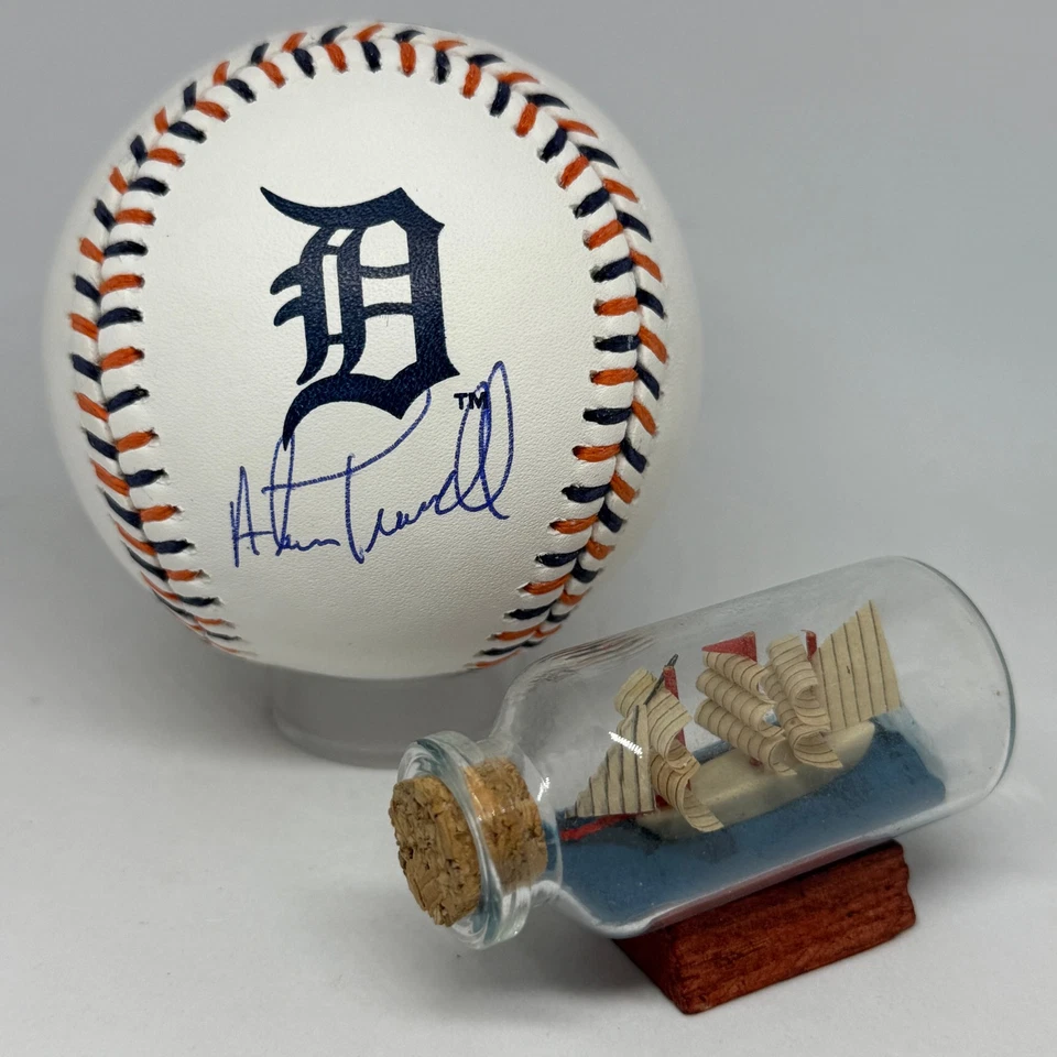 Alan Trammell signed Rawlings Tigers Team Stitch Logo Baseball JSA COA A3927 - Image 1 of 1