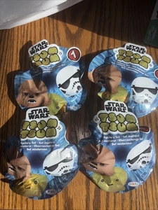 Lot of 4 STAR WARS TSUM TSUM MYSTERY SET collectible series bags - FREE SHIPPING - Picture 1 of 3