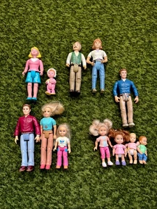 Fisher Price/ Mattel Love Family 12 muñecas vintage - Imagen 1 de 4