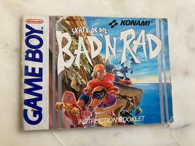 Skate or Die Bad n Rad | Game Boy | Solo manual Foto 1 de 3