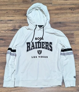 Hugo Boss X Touchdown NFL Las Vegas Raiders Pullover Hoodie Weiß Gr. M  - Bild 1 von 5
