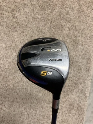 Mizuno F-60 5 Wood 18° Fairway wood Exsar S3 Graphite Stiff Flex RH - Image 1 of 4