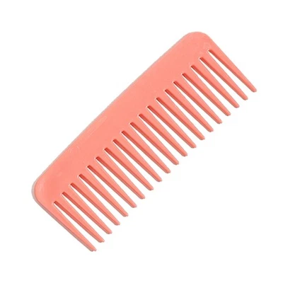 Peine de dientes anchos antiestático sin mango peines grueso ondulado cabello rizado para mujeres hombres Foto 1 de 4