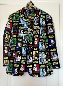 Star Wars Strong Force Men's OppoSuits Jacket, Pants & Tie, Size 46 EXCELLENT! - Picture 1 of 11