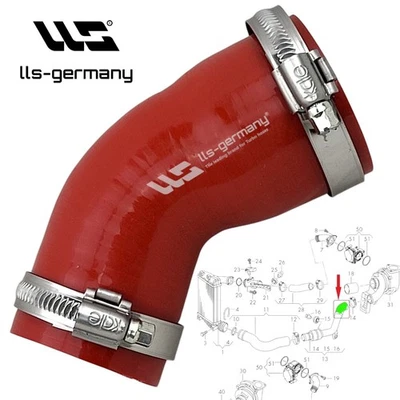 Druckschlauch Turboschlauch für PORSCHE Cayenne (92A) 4.2 S Diesel 7P0145942A - Bild 1 von 4