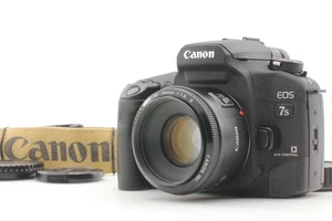 [OTTIME CONDIZIONI] Canon EOS 7s ELAN 7NE fotocamera pellicola 35 mm nera EF 50 f1.8 II dal GIAPPONE - Foto 1 di 20