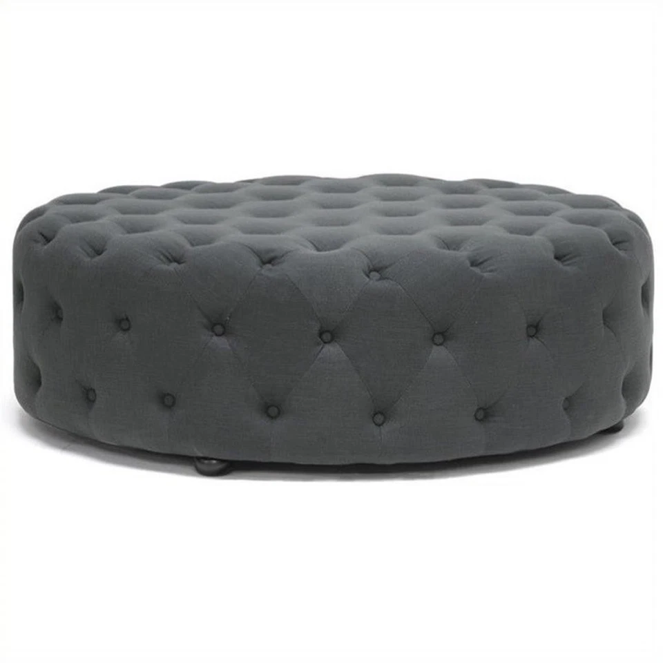 Cardiff Ottoman in Gray - Image 1 of 1