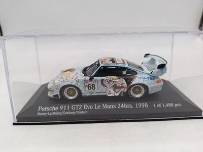 Porsche 911 GT2 Evo 24h Le Mans 1998 "Naked Lady" Wolinski 1/43 Minichamps §§ - Immagine 1 di 4