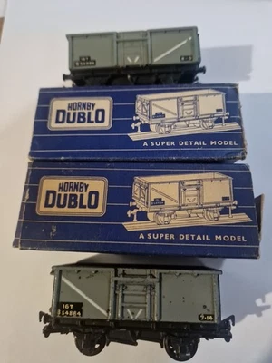 2 × Hornby Dublo D2 (OO) British Railways 16ton Mineral Wagon No.54884 BOXED - Image 1 of 3