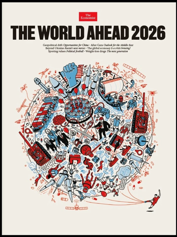 The World Ahead 2026 Magazine - The Economist - PRE ORDER Post on 21st November - Image 1 of 1