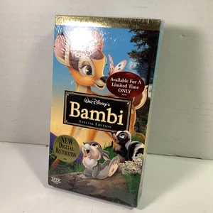 Walt Disney's Bambi (VHS, 2005) Platinum Edition Factory Sealed w/ Watermark - Picture 1 of 12