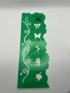 Creative Memories Scrapbook Template Vines N Designs Butterfly Leaf Vintage 2002 - Picture 1 of 6