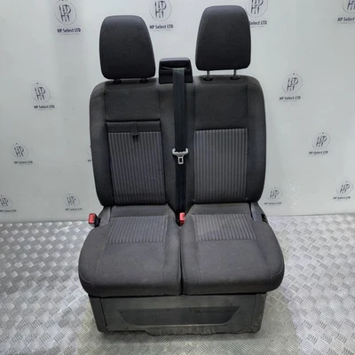 2017 FORD TRANSIT  CUSTOM MK8 DOUBLE PASSENGER FRONT SEAT WITH BASE - Image 1 of 4
