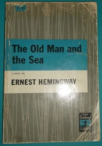 THE OLD MAN AND THE SEA ERNEST HEMINGWAY PAPERBACK VINTAGE NOVEL 1952 SCRIBNER - Picture 1 of 6