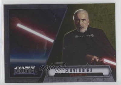 2016 Topps Star Wars Evolution Gold /50 Count Dooku Sith Apprentice #98 1j8 - Image 1 of 3