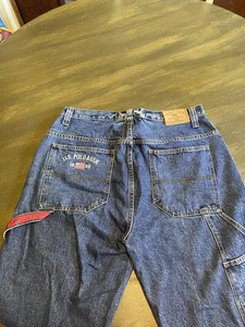 Vintage U.S. Polo Assn. Jeans Mens 36X32 Blue Denim Carpenter Straight C103 - Picture 1 of 9