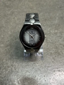 Mens Charles Raymond Silver Watch Stainless Steel Worn Bracelet NEW BATTERY - Picture 1 of 8