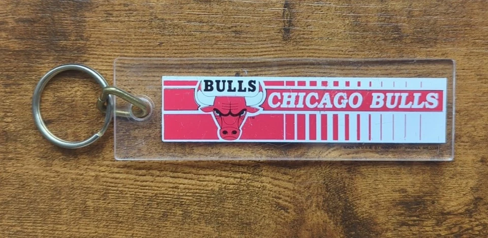 Vintage Chicago Bulls Keychain 1993 Wincraft - Image 1 of 3