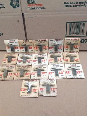 18 RIDGID 31640 PIPE WRENCH COIL & FLAT& SPRING 12" REPLACEMENT REPAIR KIT #40 - Image 1 of 4