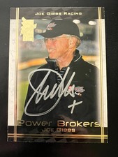 Joe Gibbs ~ Power Brokers ~ Signed / Autographed ~ 2007 Press Pass ~ Card #35