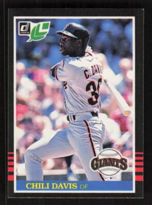 1985 Leaf #66 Chili Davis San Francisco Giants - Image 1 of 2