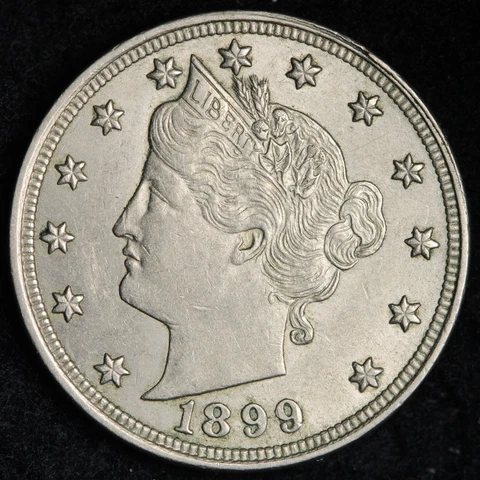 1899 Liberty V Nickel CHOICE BU *UNCIRCULATED* MS E144 ADFJ Cover