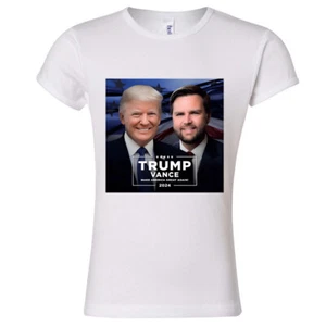 🔥 Trump Vance MAGA 2024 Youth Girls T shirt Make America Great Again Election - Picture 1 of 7
