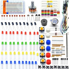 Adeept Electronic Starter Kit for Arduino Resistor Buzzer Breadboard LED cable
