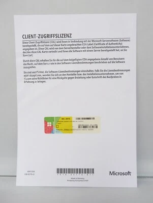 5 Device / Geräte RDS / Remote Desktop CAL für MS Windows Server 2016 - Terminal - Bild 1 von 2