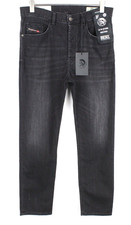 DIESEL D-Eetar 069BG Men Jeans W32/L32 Tapered Fit Washed Cotton Stretch Grey