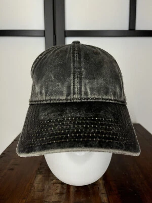 Goodfellow & Co Hat Cap Strap Back Adult One Size Gray Cotton Blend Burnout - Image 1 of 4