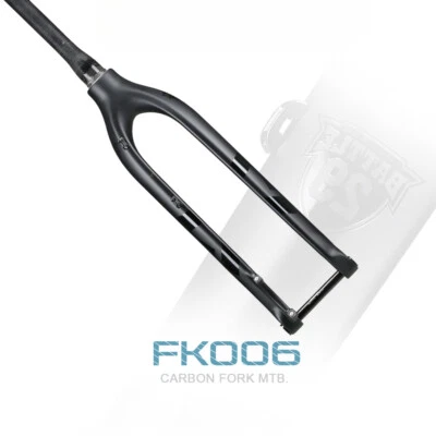 Carbon Mtb Bicycle Rigid Fork 27.5/29er Internal Cable Disc Brake Tapered Tube - Image 1 of 4