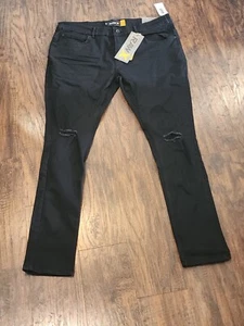 RAW X JEANS STRETCH SKINNY 718 Size 38/32 Color Black - Picture 1 of 7